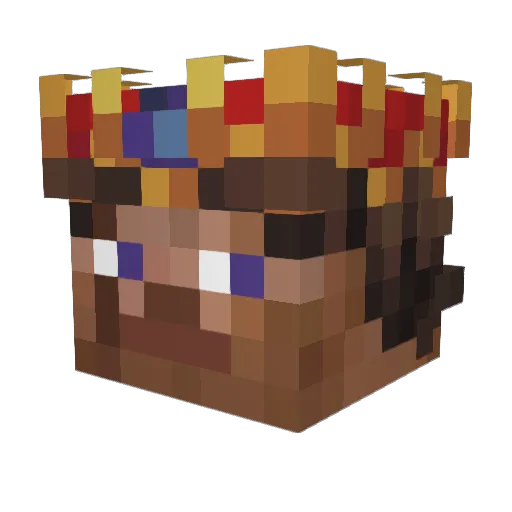 stouteds Minecraft avatar head, 3D render