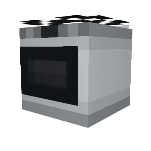 stovefacce Minecraft avatar head, 3D render