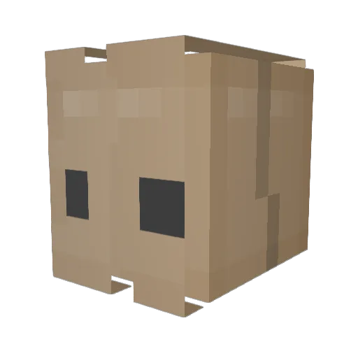 stpbs Minecraft avatar head, 3D render