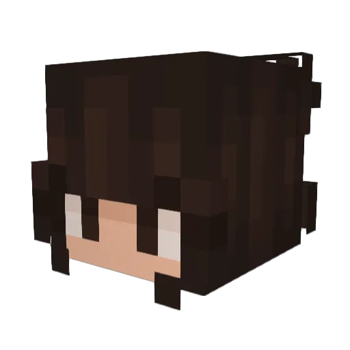 stqrlu Minecraft avatar head, 3D render