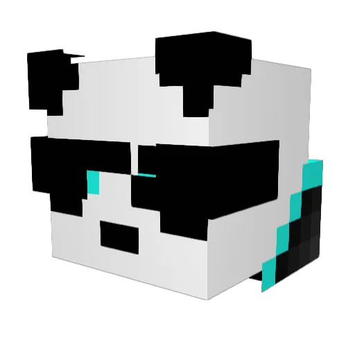 str8_awesome Minecraft avatar head, 3D render