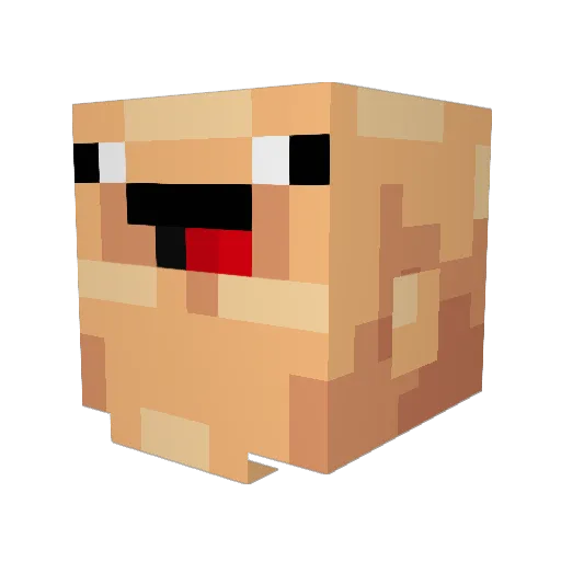 straalman21 Minecraft avatar head, 3D render
