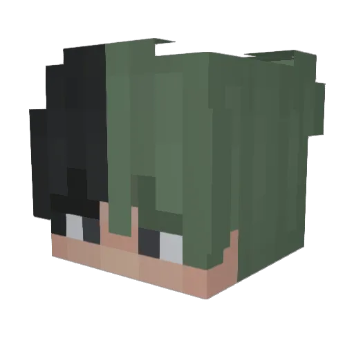 straet900 Minecraft avatar head, 3D render