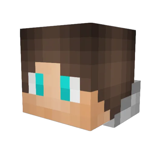 strahm01 Minecraft avatar head, 3D render