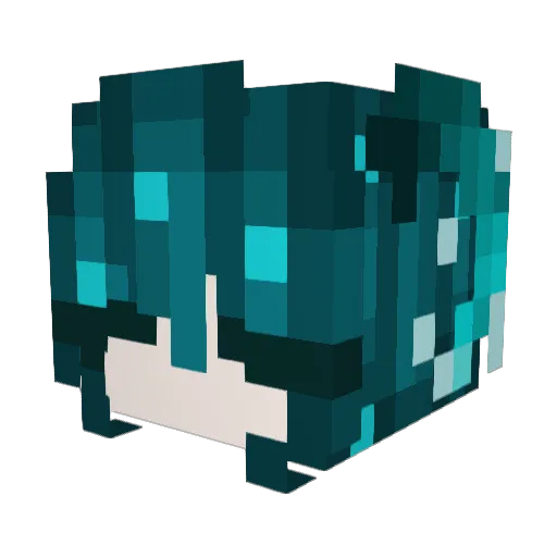 straightassassin Minecraft avatar head, 3D render