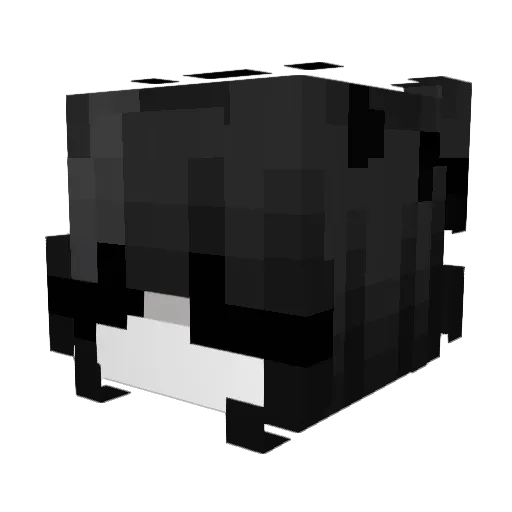 straightdemons Minecraft avatar head, 3D render