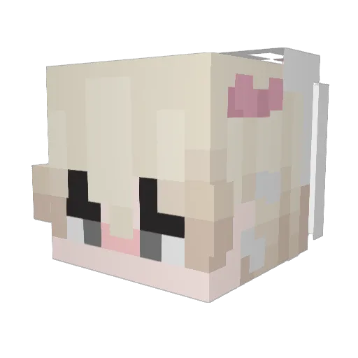 strakdekis Minecraft avatar head, 3D render