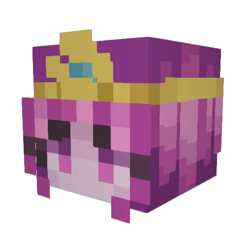 strangeDevotee Minecraft avatar head, 3D render