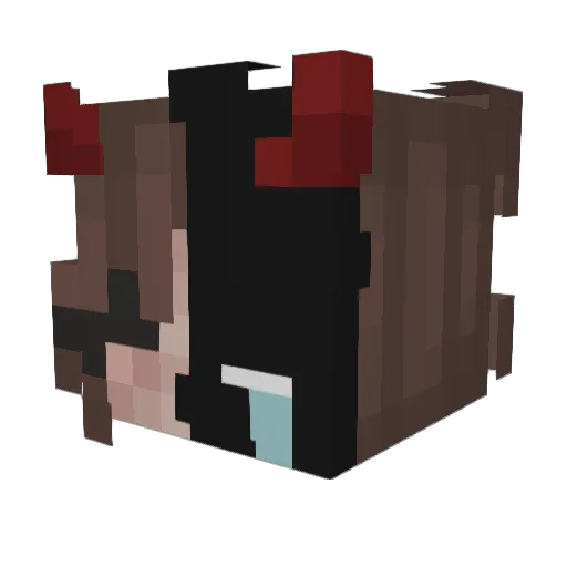 strange_rodent Minecraft avatar head, 3D render