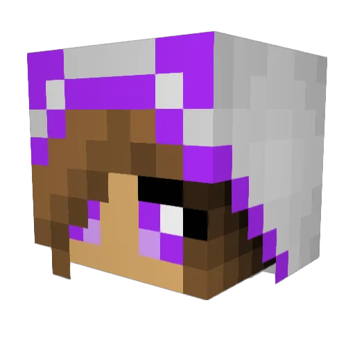 strangemagic Minecraft avatar head, 3D render