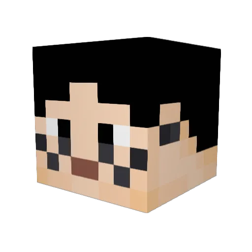 strangerboyyy Minecraft avatar head, 3D render