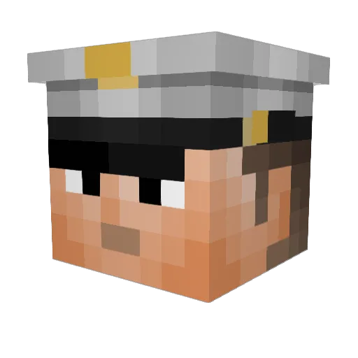stratis2503 Minecraft avatar head, 3D render