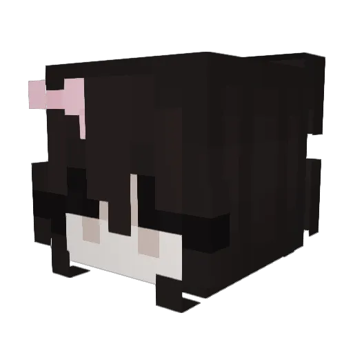 straw_berry31 Minecraft avatar head, 3D render