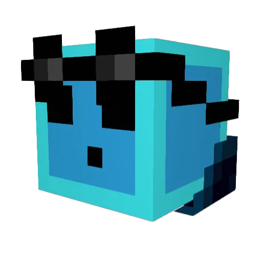 strawbee12 Minecraft avatar head, 3D render