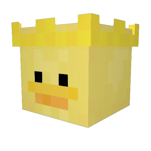 strawberryTV14 Minecraft avatar head, 3D render