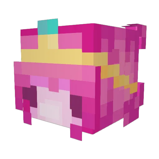 strawbev3 Minecraft avatar head, 3D render