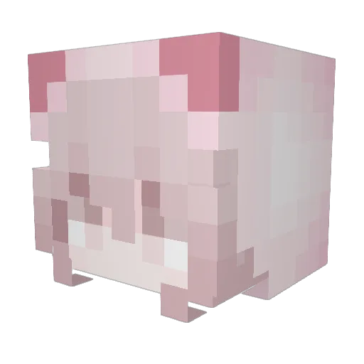 strawbunniesys Minecraft avatar head, 3D render