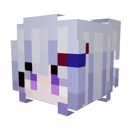 strawjam Minecraft avatar head, 3D render