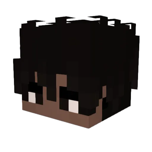 straysav Minecraft avatar head, 3D render