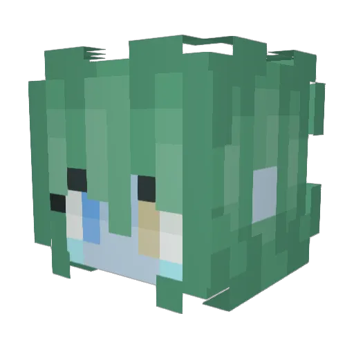 strdroolzzz Minecraft avatar head, 3D render