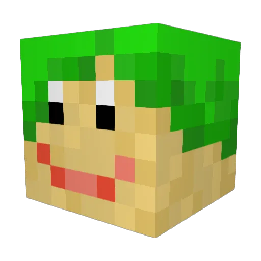 stre77787 Minecraft avatar head, 3D render