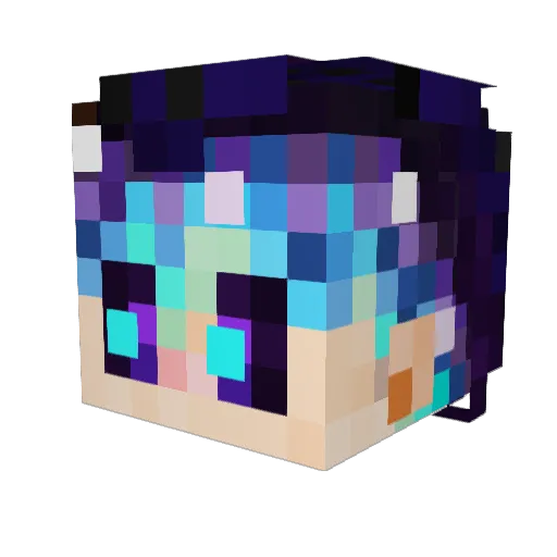 streadgod Minecraft avatar head, 3D render
