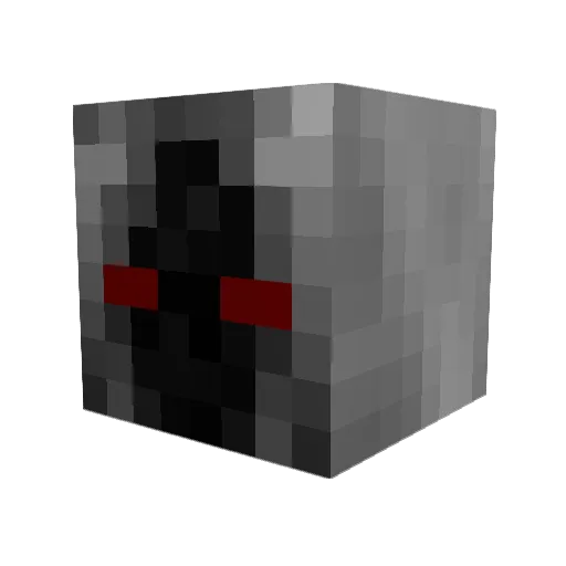 stream24 Minecraft avatar head, 3D render
