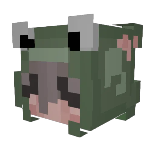 stream5sos Minecraft avatar head, 3D render