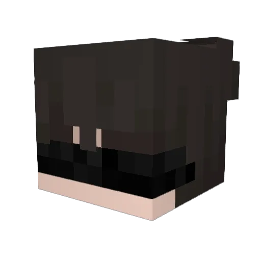 streamzz Minecraft avatar head, 3D render
