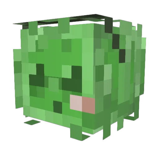 streetio Minecraft avatar head, 3D render