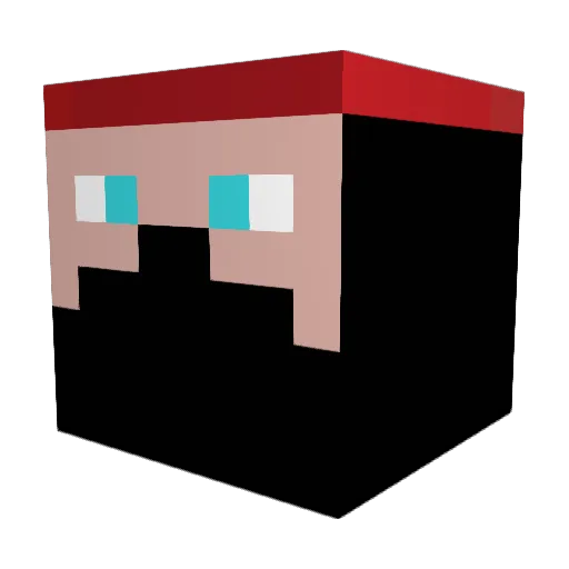 strelec123 Minecraft avatar head, 3D render