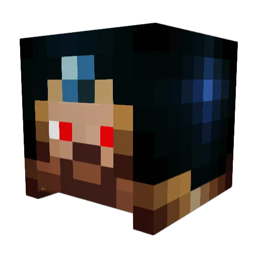 strelok224 Minecraft avatar head, 3D render