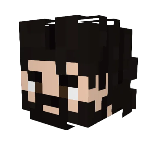 strelokzw Minecraft avatar head, 3D render