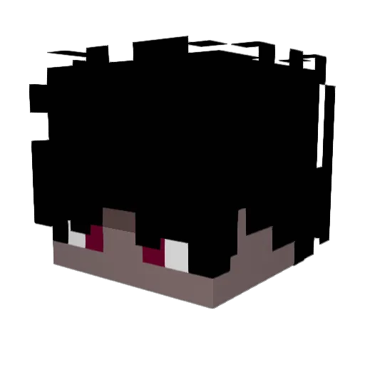 strength__ Minecraft avatar head, 3D render