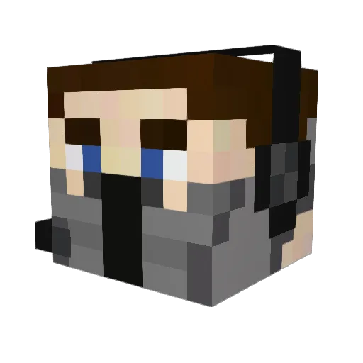 stretchcraft333 Minecraft avatar head, 3D render