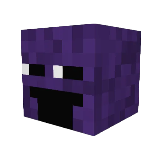 strfrkr Minecraft avatar head, 3D render