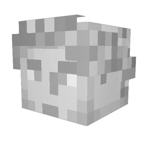 strfshjstr Minecraft avatar head, 3D render
