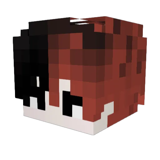 strfz Minecraft avatar head, 3D render