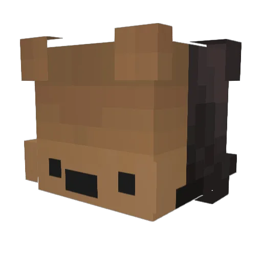 striVer Minecraft avatar head, 3D render