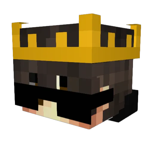 strickxzzz Minecraft avatar head, 3D render