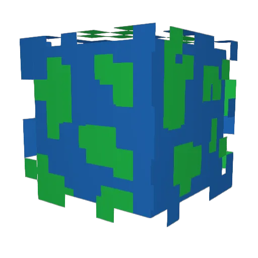 strider117 Minecraft avatar head, 3D render
