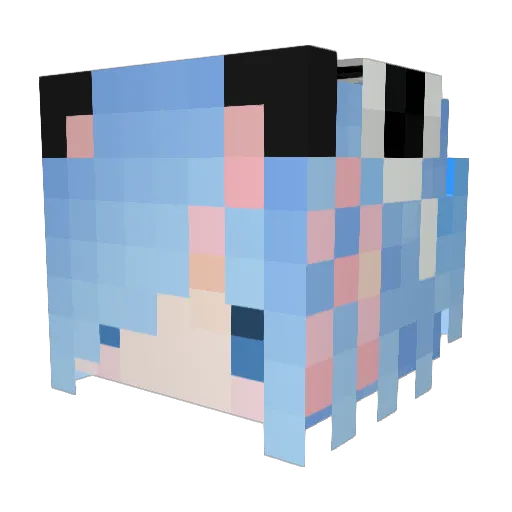 strike1998 Minecraft avatar head, 3D render