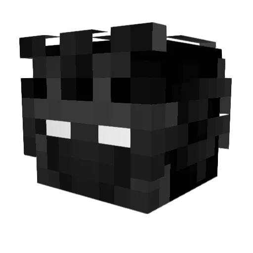 strikeerh Minecraft avatar head, 3D render
