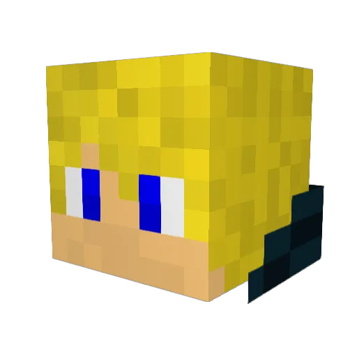 strikemaster10 Minecraft avatar head, 3D render