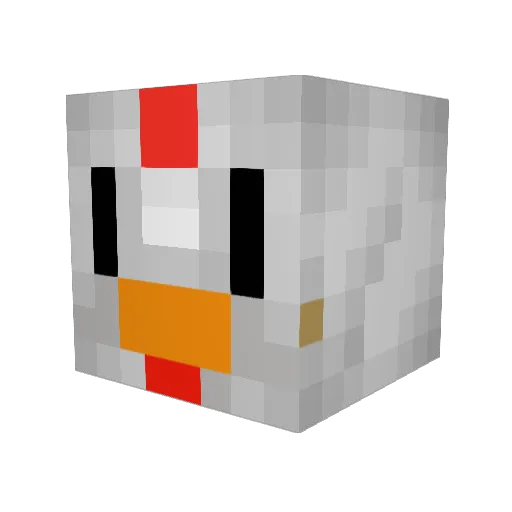 striker1321 Minecraft avatar head, 3D render