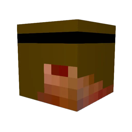 striker_625 Minecraft avatar head, 3D render