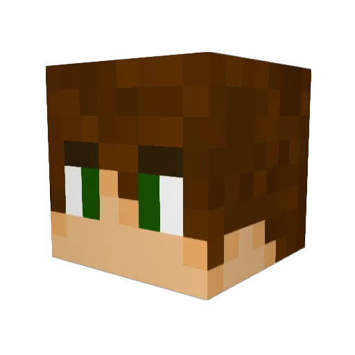 strikerboyd Minecraft avatar head, 3D render