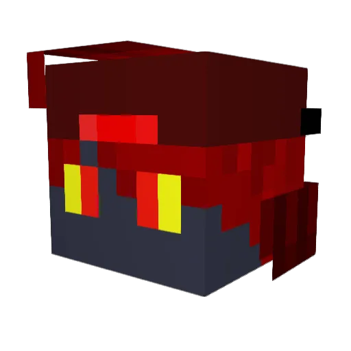 strikermid21 Minecraft avatar head, 3D render