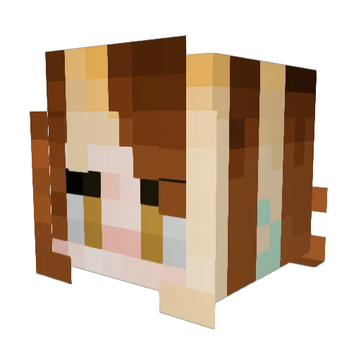 stripysocks345 Minecraft avatar head, 3D render