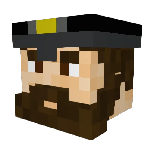 stro2k Minecraft avatar head, 3D render